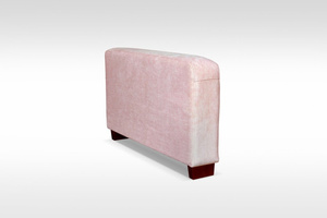 Bequemes Ecksofa CADIZ 2 - Pink mit Kopfstützen und Bettzeugkasten