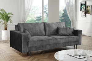 LOFT Klappsofa Schwarz