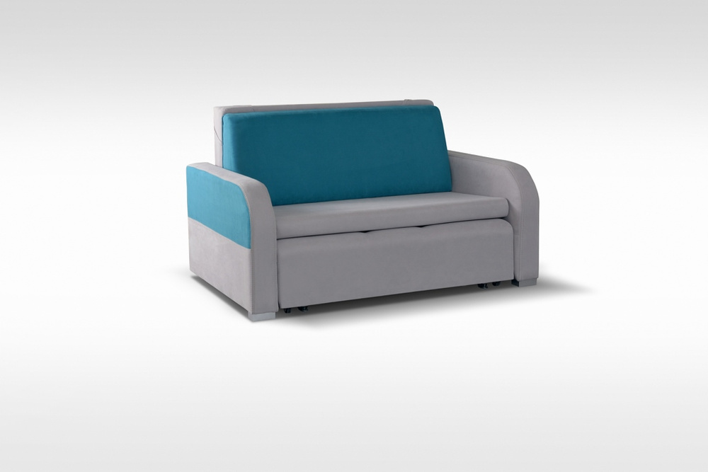 Sofa SEWILLA niebiesko-szara