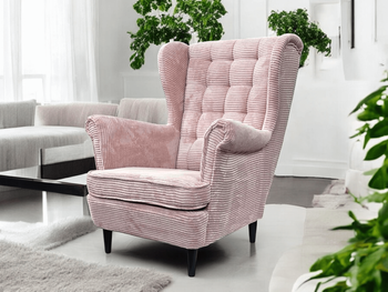 USZAK Quilted Armchair POSO pink