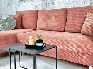 MONTANA Ecksofa mit Schlaffunktion PINK