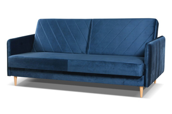 Klappbares Schlafsofa Lleida marineblau