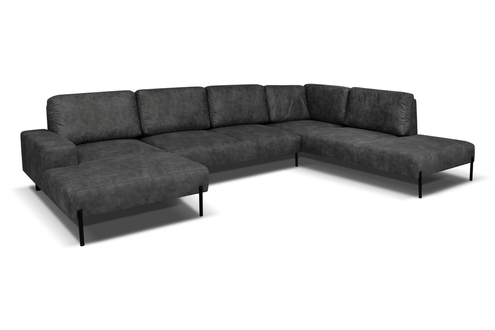 U Jordan Ecksofa – Stilvoll, schlichte Form, weiche Sitze