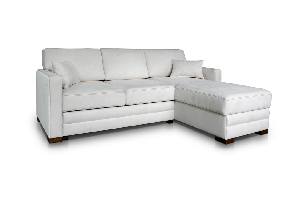 Klappbares Schlafsofa Albacete creme