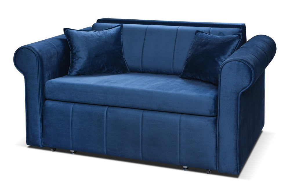 Almeria sofa bed navy blue 