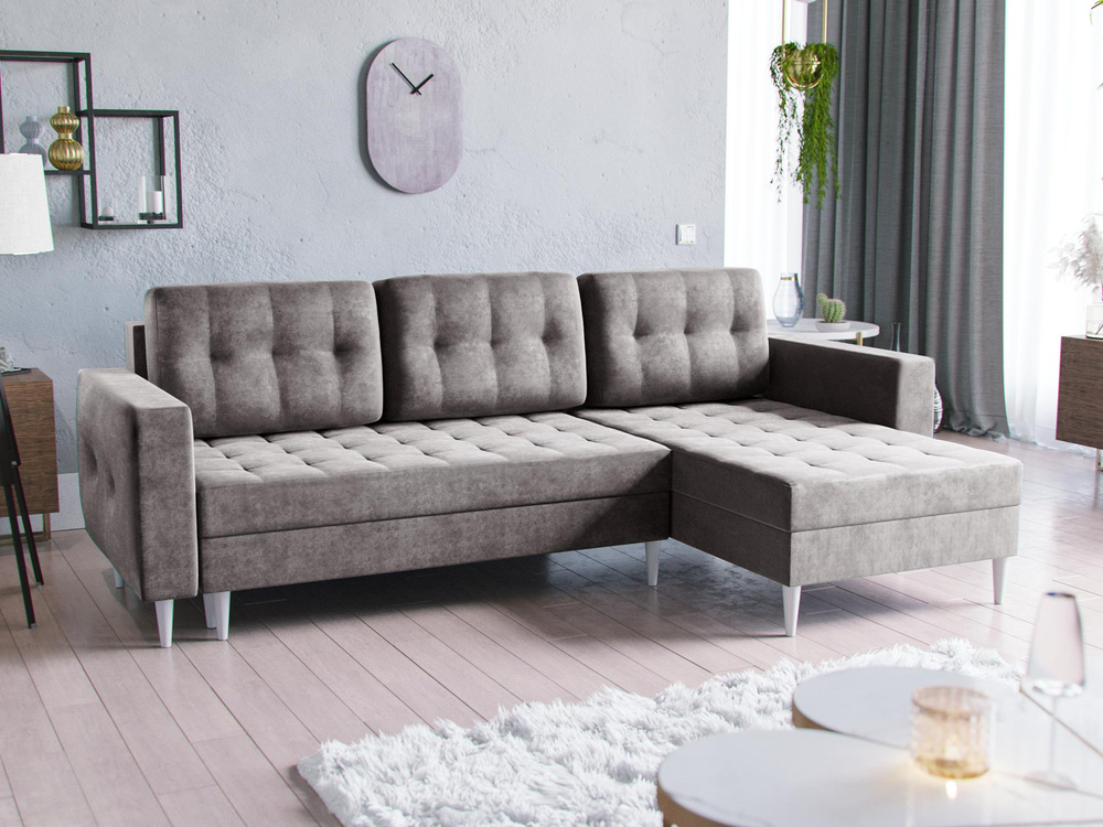 PORTO Sofa Bed dark grey 