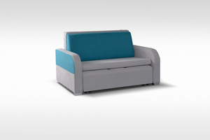 Sofa Sevilla blau-grau 