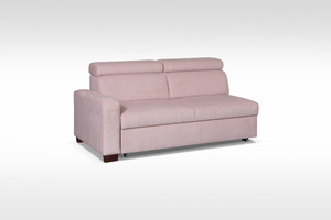 Bequemes Ecksofa CADIZ 2 - Pink mit Kopfstützen und Bettzeugkasten