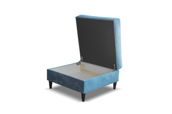 Gesteppter Hocker OVIEDO Blau