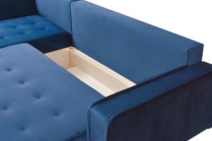 Madrid Liegesofa links Marineblau