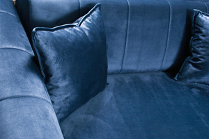 Almeria sofa bed navy blue 