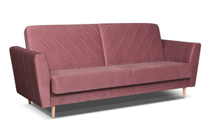 Folding sofa bed Lleida Bis pink