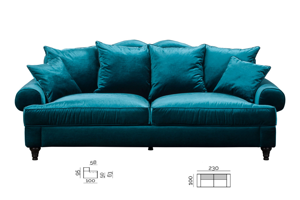 Parla 3.5 Sofa: Luxuriöses Design und Komfort für Ihr Wohnzimmer!