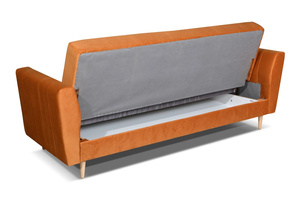 Folding sofa bed Lleida Bis pink