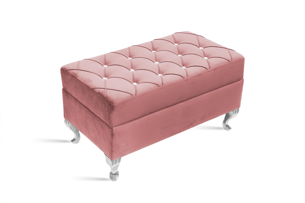 MERIDA CO Quilted pouffe Pink 