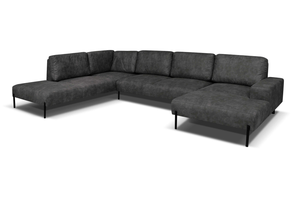 U Jordan Ecksofa – Stilvoll, schlichte Form, weiche Sitze