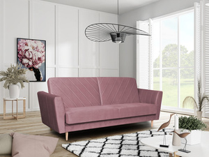 Folding sofa bed Lleida Bis pink