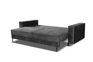 LOFT Klappsofa Schwarz