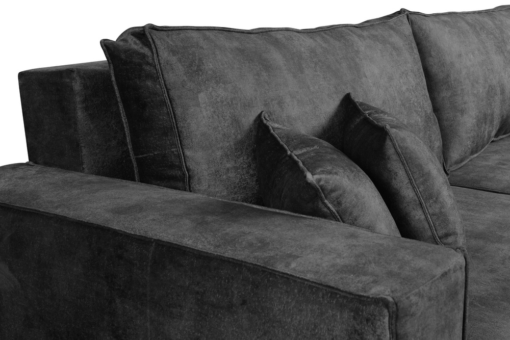 LOFT Klappsofa Schwarz